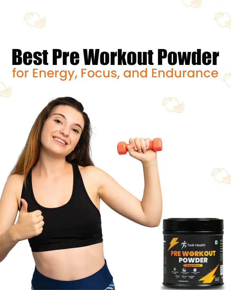First Active Powder Pre Workout Powder for Energy, Focus, and Endurance | Twik Health